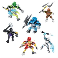 bricks toys action figures solier evo bionicle mask robot hunter hero factory building blocks for children boy gifts ksz709