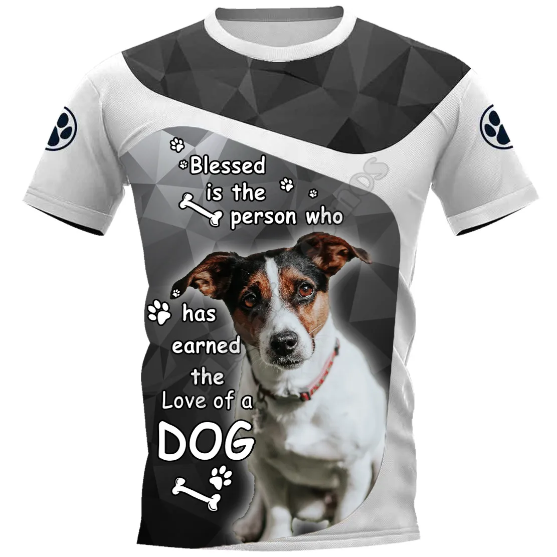 

Jack Russell Terrier 3D Printed t shirts women for men Summer Casual Tees Short Sleeve T-shirts Short Sleeve Drop Shipping 02