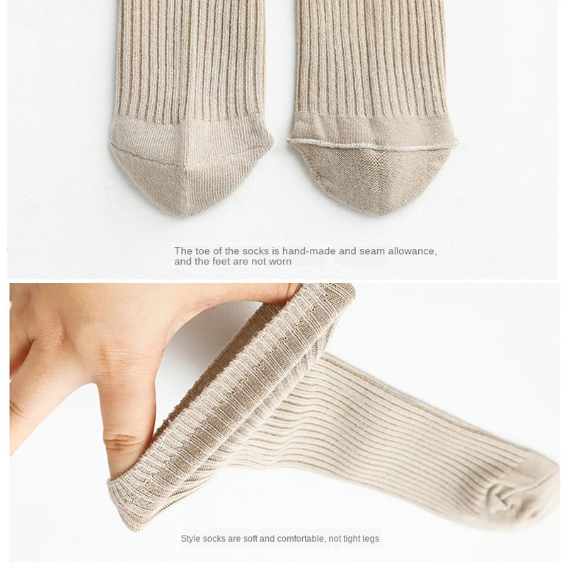 

New Baby Socks for Girls Spring Winter Knitt Warm Toddler Socks Cotton Knee High Socks Kids Accessories Cheaf Stuff 0-8Y