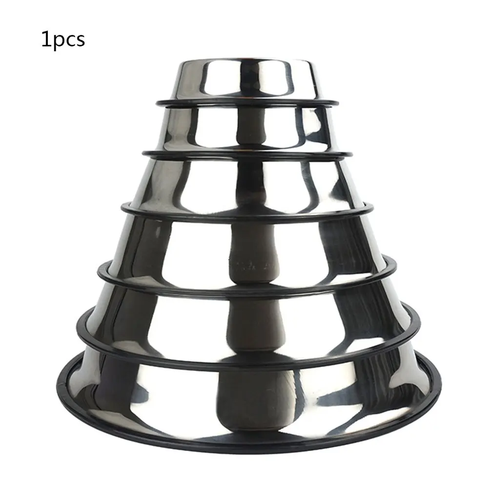 Товары для домашних животных миски собак и кошек Нескользящие из нержавеющей