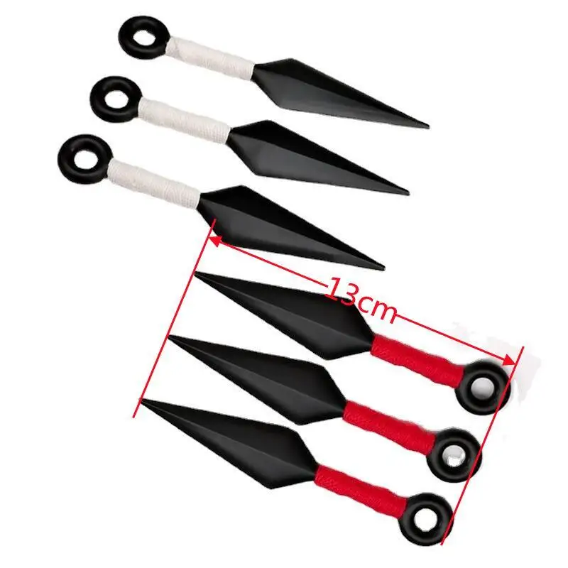 Anime Hokage Ninja Hatake Kakashi Uchiha Sasuke Kunai Shuriken Cosplay Accessories Props Weapons Halloween Child Gifts | Тематическая