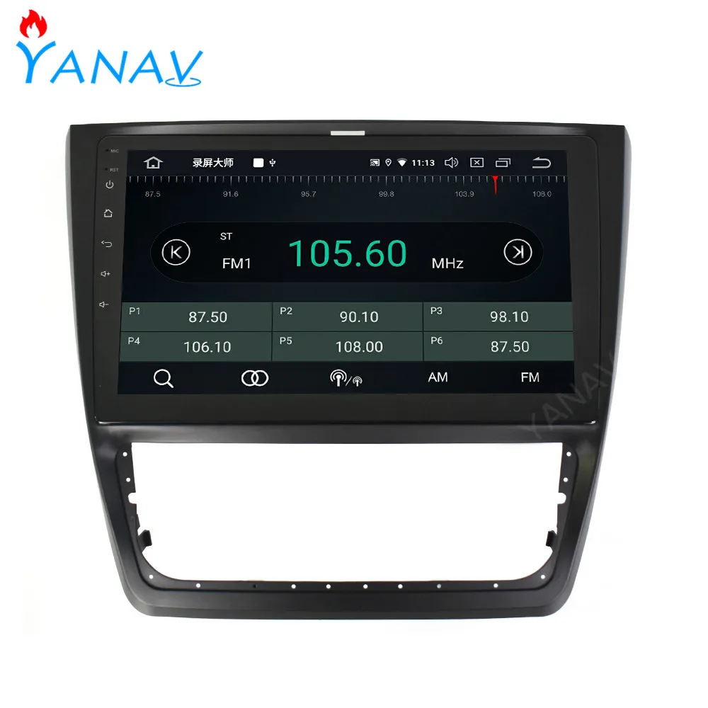 Автомагнитола 2 din для Skoda Yeti стерео-приемник на Android с сенсорным экраном GPS