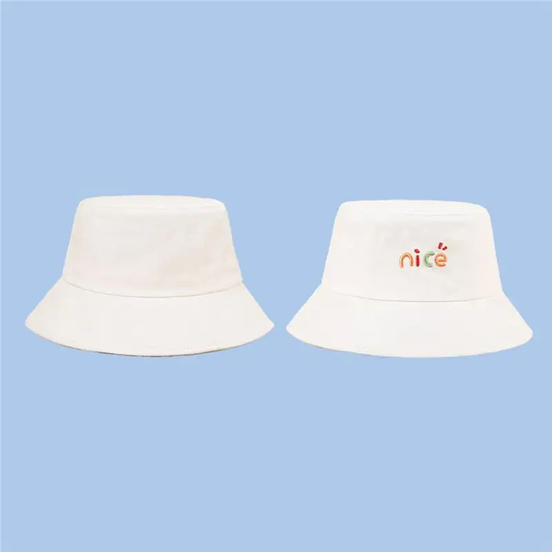 Панама с вышитыми буквами для мужчин и женщин стильная шляпа рыбака уличная