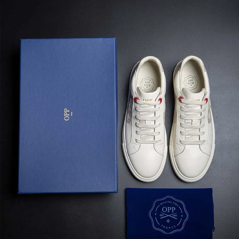 OPP мужская обувь летние дышащие ботинки на шнуровке кожаные смешанных цветов