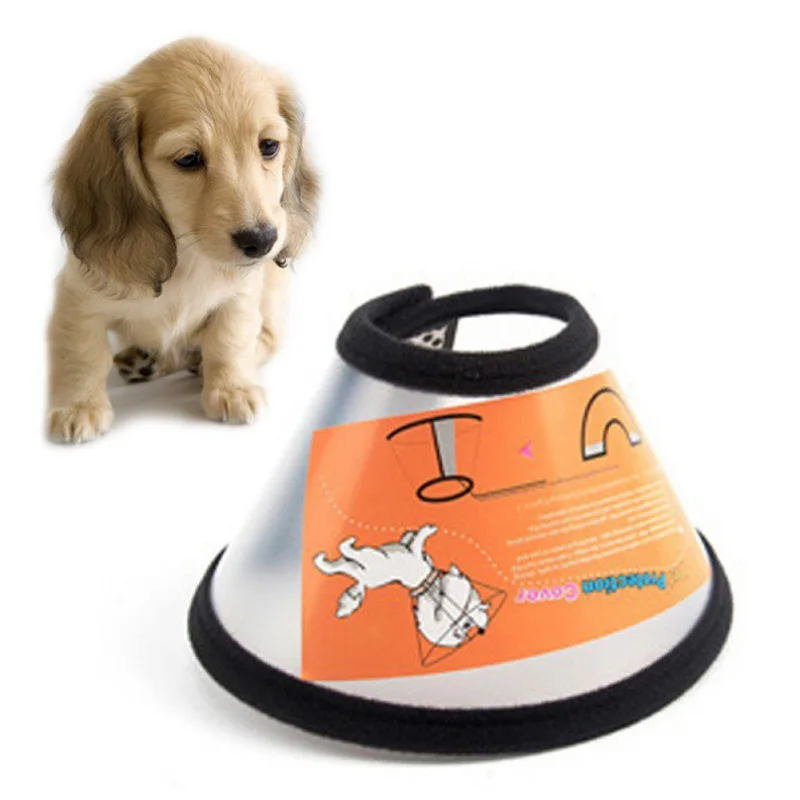 Удобный конический ошейник для собак и кошек купания домашних животных защита от