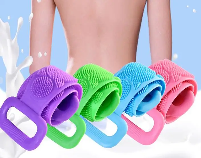 

Environmental protection and easy-to-clean silicone bath towels 11*60cm