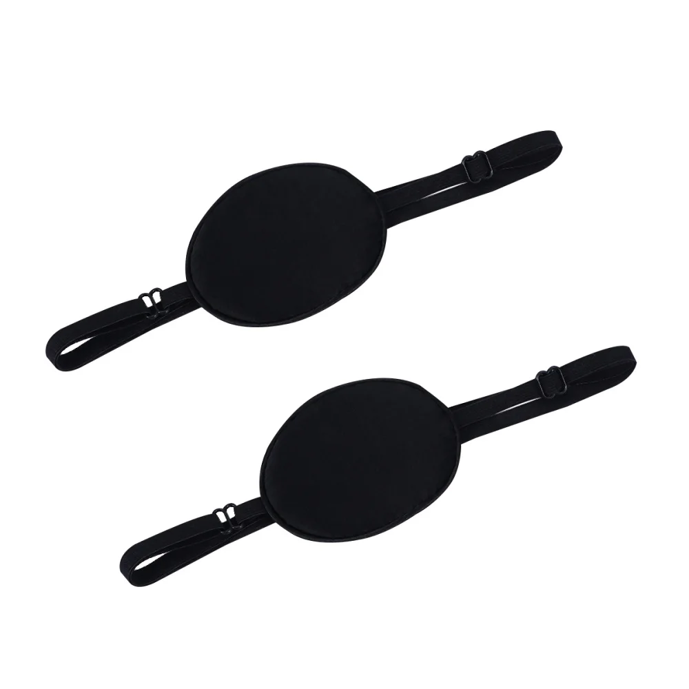 

2pcs Adults Slik Amblyopia Eye Patch Adjustable Buckle Stretchy Eye Patches