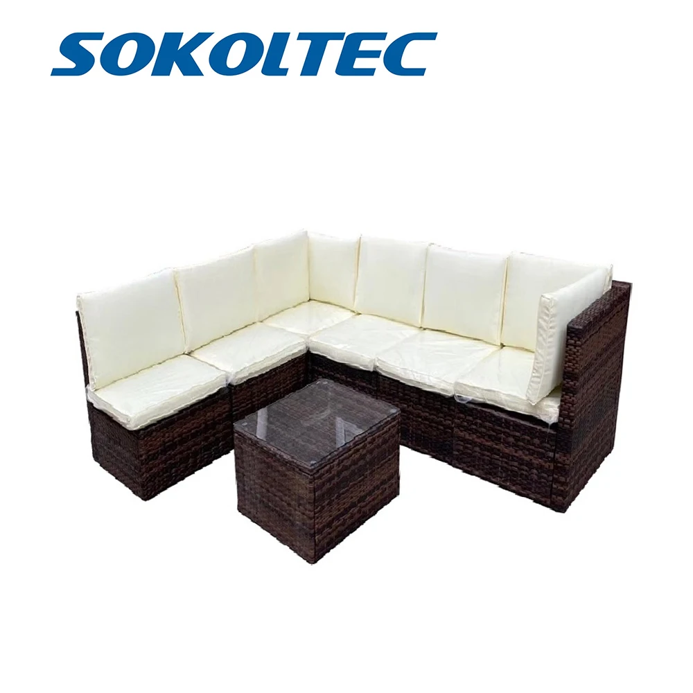 SOKOLTEC высококлассные наружные секционные диваны рамка из тикового дерева садовая
