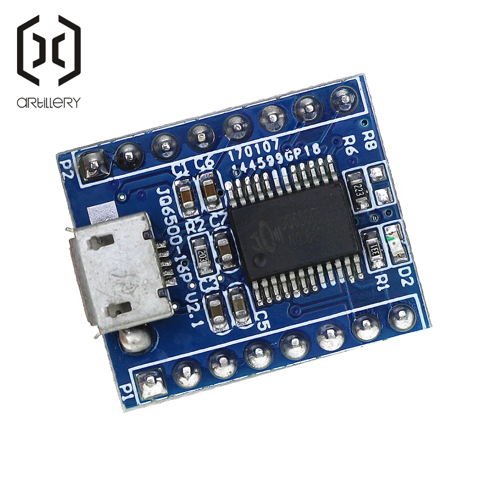 JQ6500 голосовой звуковой модуль USB заменить один на 5 способ MP3 голосовой стандарт