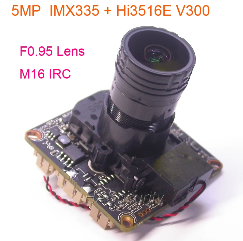 F0.95 объектив M16 IRC фильтр 1/2.8 &quotSONY STARVIS IMX335 CMOS датчик изображения + Hi3516E V300 CCTV IP