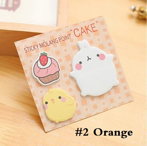 1 шт./лот MOLANG POINT Новинка Kawaii Potato Rabbit дизайн блокнот для записей сообщение Примечание подарок офисные школьные принадлежности