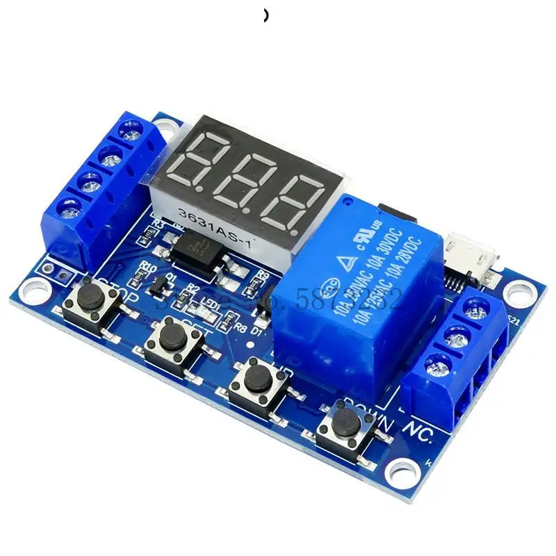 6-30 В релейный модуль переключатель Время задержки срабатывания цепи таймер цикл