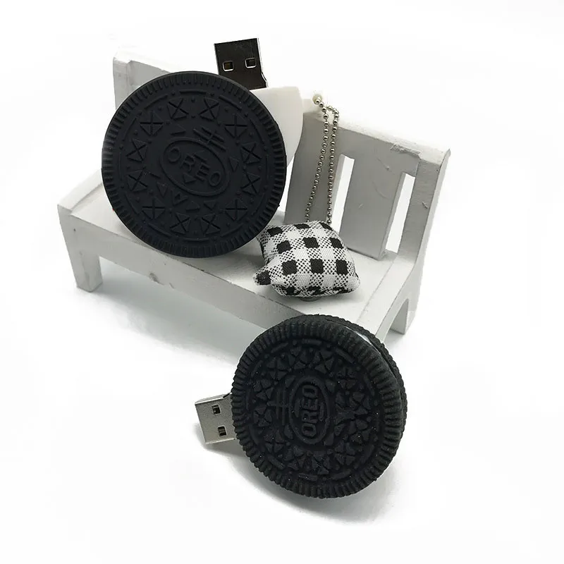 usb флеш-накопитель 128 ГБ памяти usb 2,0 флеш-накопитель 16 ГБ 4 ГБ 8 ГБ Флешка 32 Гб 64 Гб памяти usb Oreo печенье лучший подарок