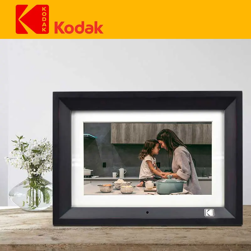 

Цифровая фоторамка KODAK, 7 дюймов, Full HD, ЖК-дисплей, цифровая фоторамка с пультом дистанционного управления, будильником, слайд-шоу, mp3-плеер,фо...
