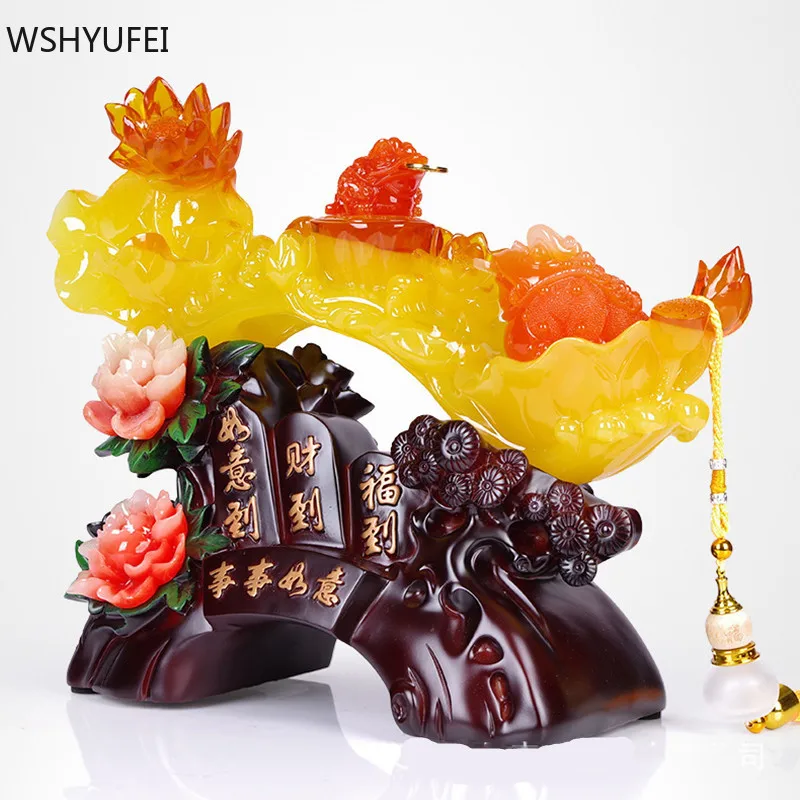Традиционные украшения по фэн шуй из смолы для гостиной на удачу подарки