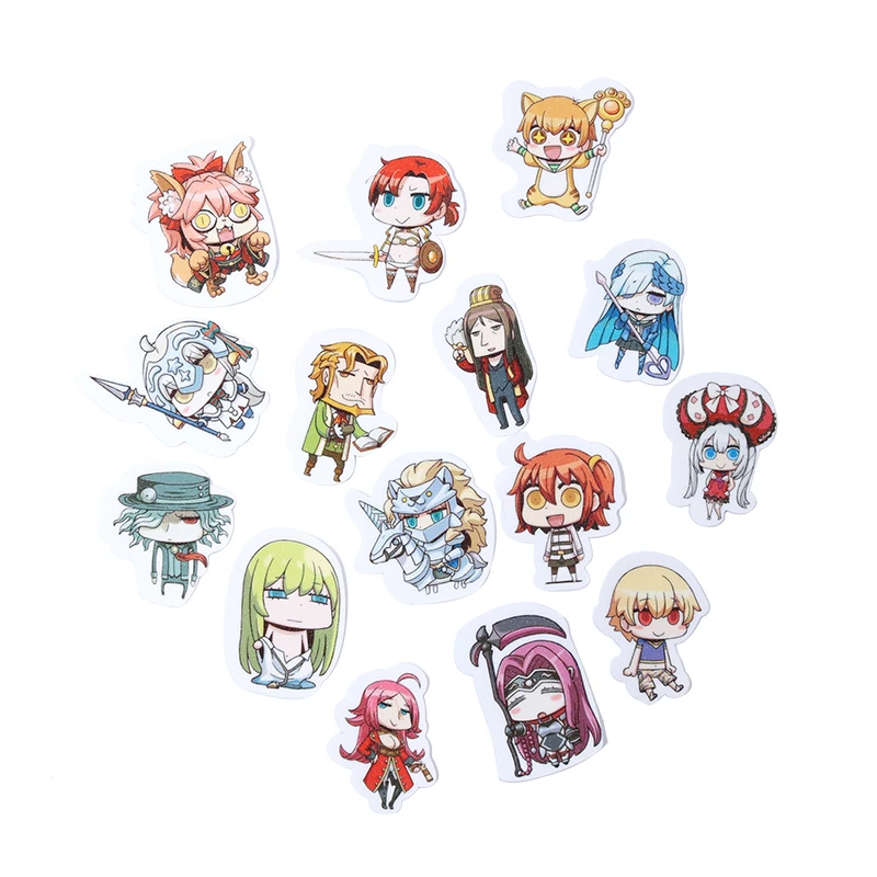 43 шт./компл. чехлы для багажа в стиле аниме Fate /Grand с принтом Сабера из мультфильма