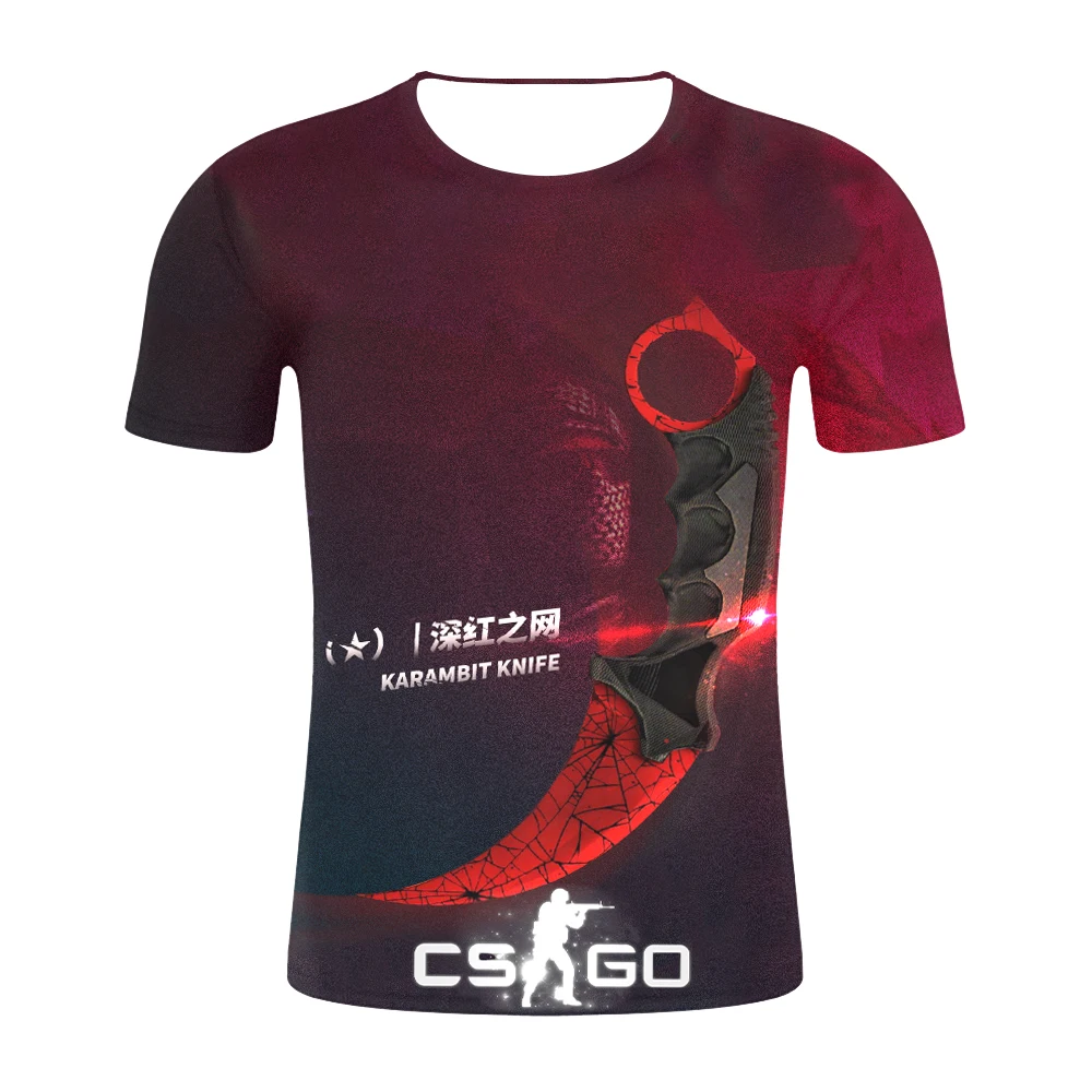 2019 CSGO 3D Men Tshirt Top Quality Brand Clothing Funny T-Shirt mens Tee Counter Strike Global Offensive CS GO Gamer T Shirt |