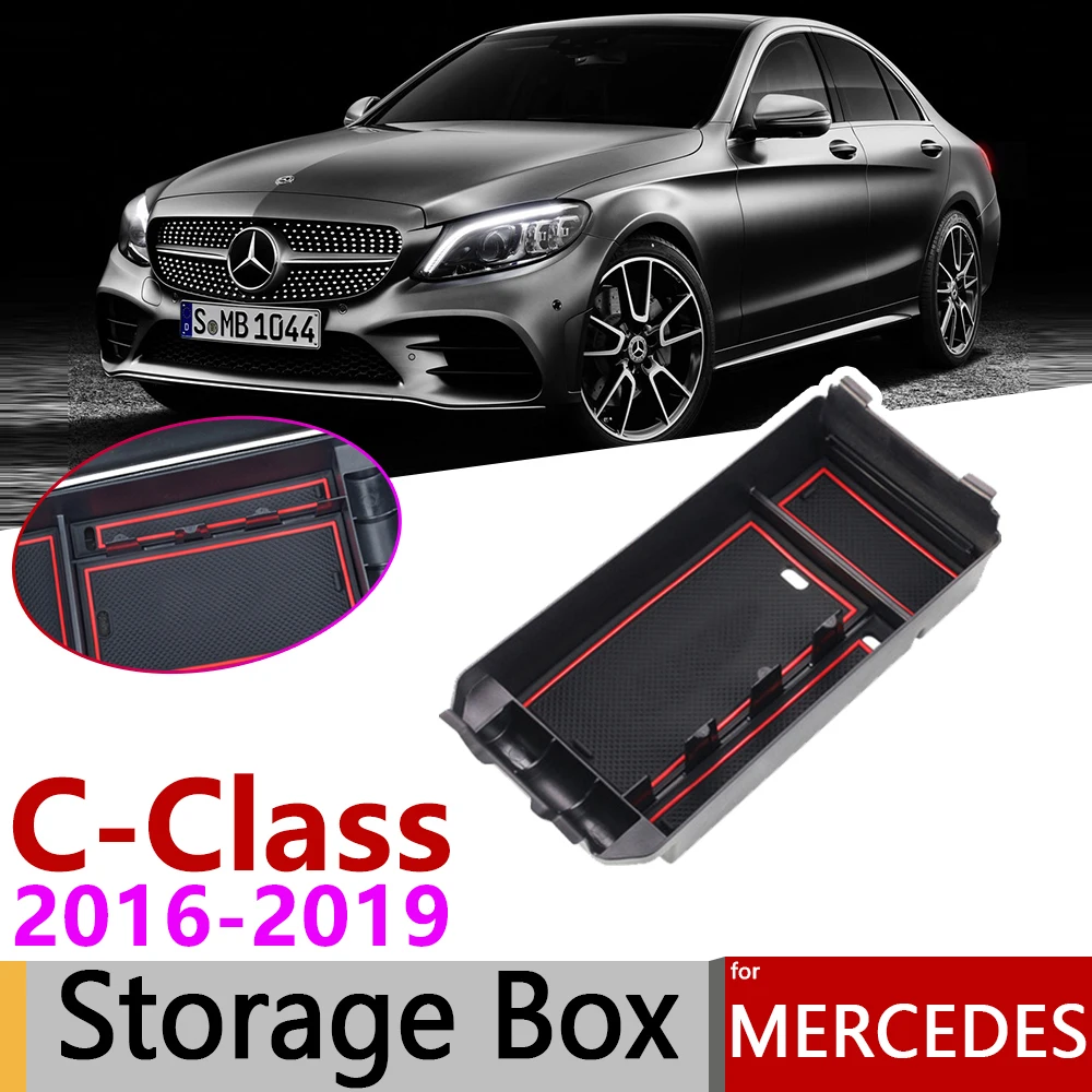 Для Mercedes Benz c класс W205 C180 C200 C300 C400 C43 C220 C250 Estate Coupe C Класс подлокотника коробка для