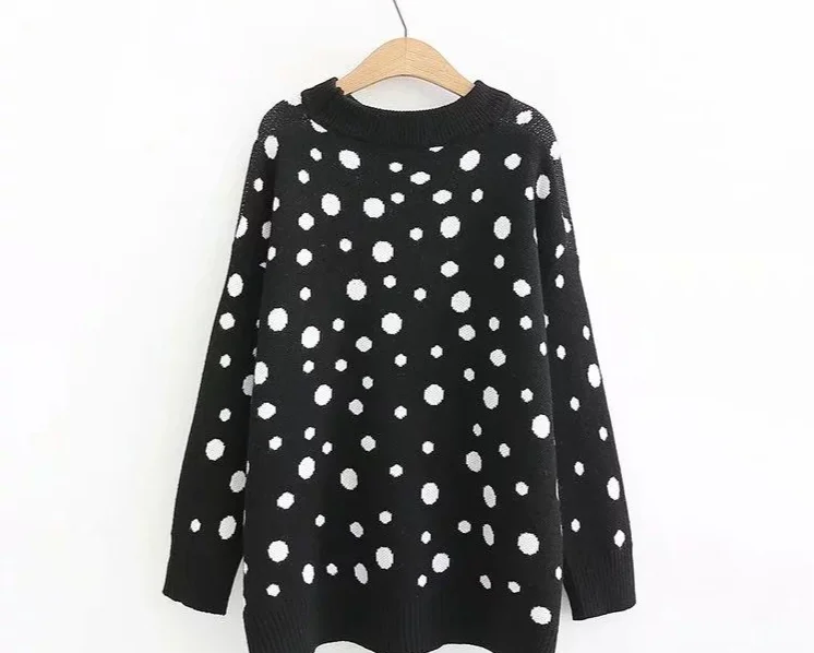 

Autumn and Winter Snowflake Christmas Elements Knit Sweater Pullover Classic Fashion Long Women's Sweater Fashion Sweater
