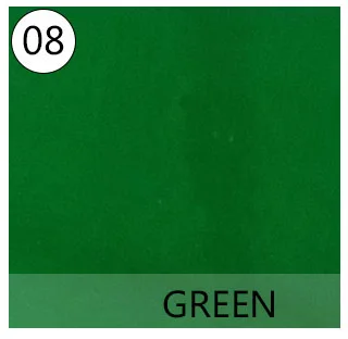 08 green Изготовленный На Заказ Мягкий золотой PU логотип пленка галька теплопередача футболка платье наклейки из золотистой фольги железная одежда золотистые железные виниловые нашивки - Цвет: 08 green