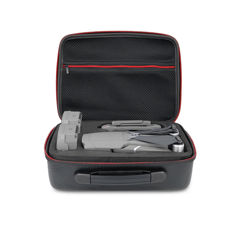 For DJI mavic 2 Hardshell Portable Carrying Case Backpack Carbon Firber PU Shoulder Storagfor Mavic Pro Zoom Drone Battery | Электроника