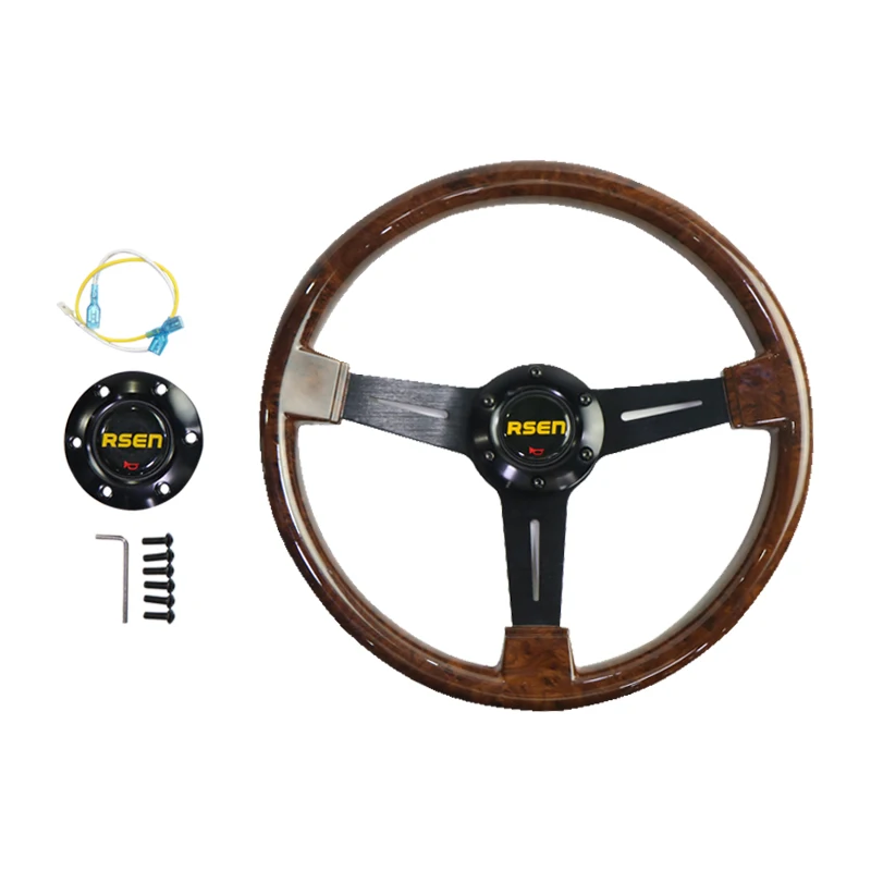 Рулевое колесо из АБС-пластика 350 мм универсальные аксессуары для автомобилей BMW