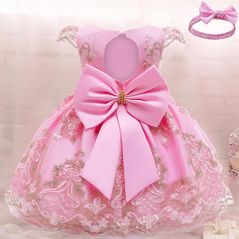 Baby Girls Christmas Dress 3 6 9 12 18 24 Months Toddler Newborn Lace Princess Dress 1 Year Old Birthday Party New Year Costume