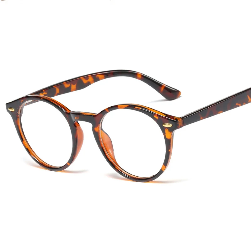 Классический дизайн круглые винтажные рисовые очки для ногтей оправа женские