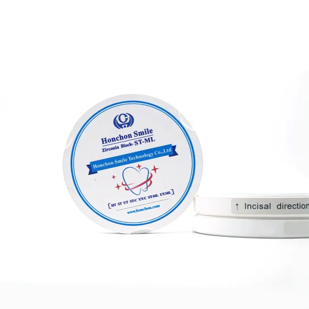 

ST-ML 95*18mm Multilayer Dental Zirconium Disc / Zirconia Blank Zirkonzahn Compatible, Vita 16 shades