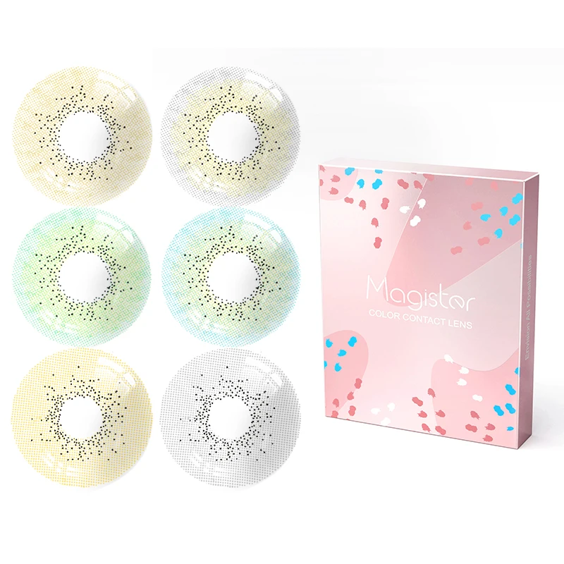 Контактные линзы для глаз зеленые шт./пара цветов|Контактные линзы| |