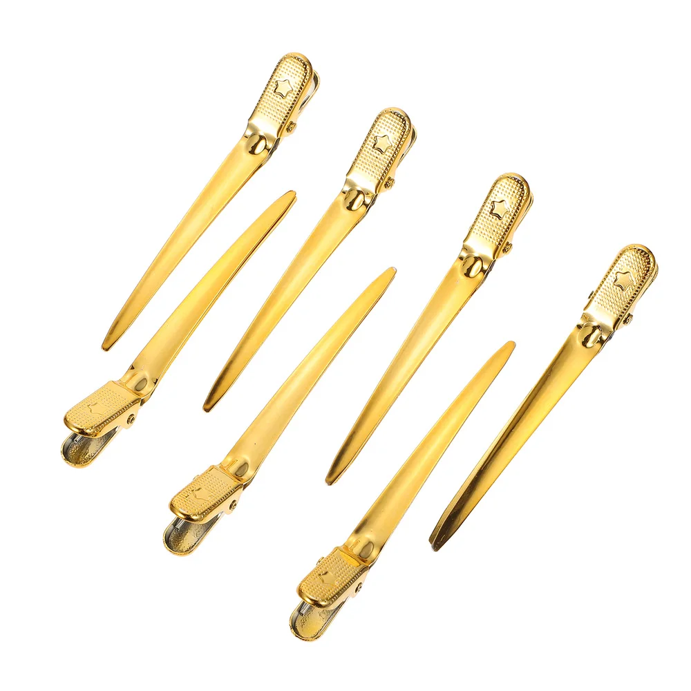 

12pcs Stainless Steel Hairdressing Clips Salon Hair Clips Hair Pin Haircut Clips