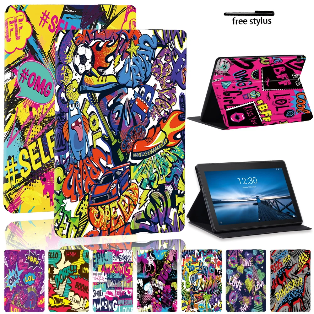 Чехол для планшета Lenovo YOGA Tab M10 TB X605F X505F планшет Funda E10 10 1 &quotTB X104F X104L с функцией