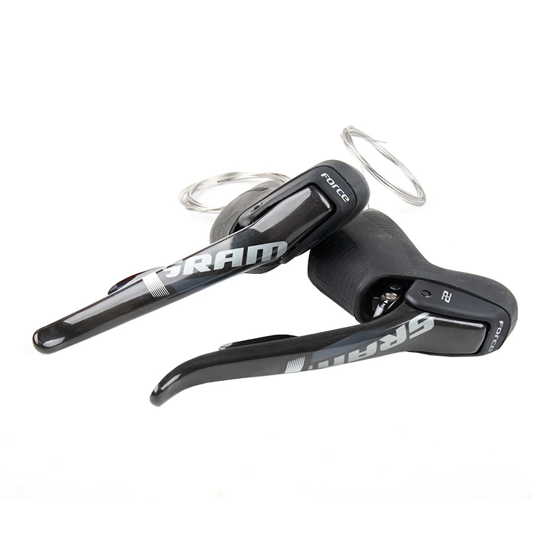 SRAM FORCE 22 2X11 Скоростная группа трансмиссии для шоссейного велосипеда с комплектом заднего переключателя, шатунами GXP и углеродным карбоновым рычагом 170/172,5 мм без калиперов C-Brake FC on.