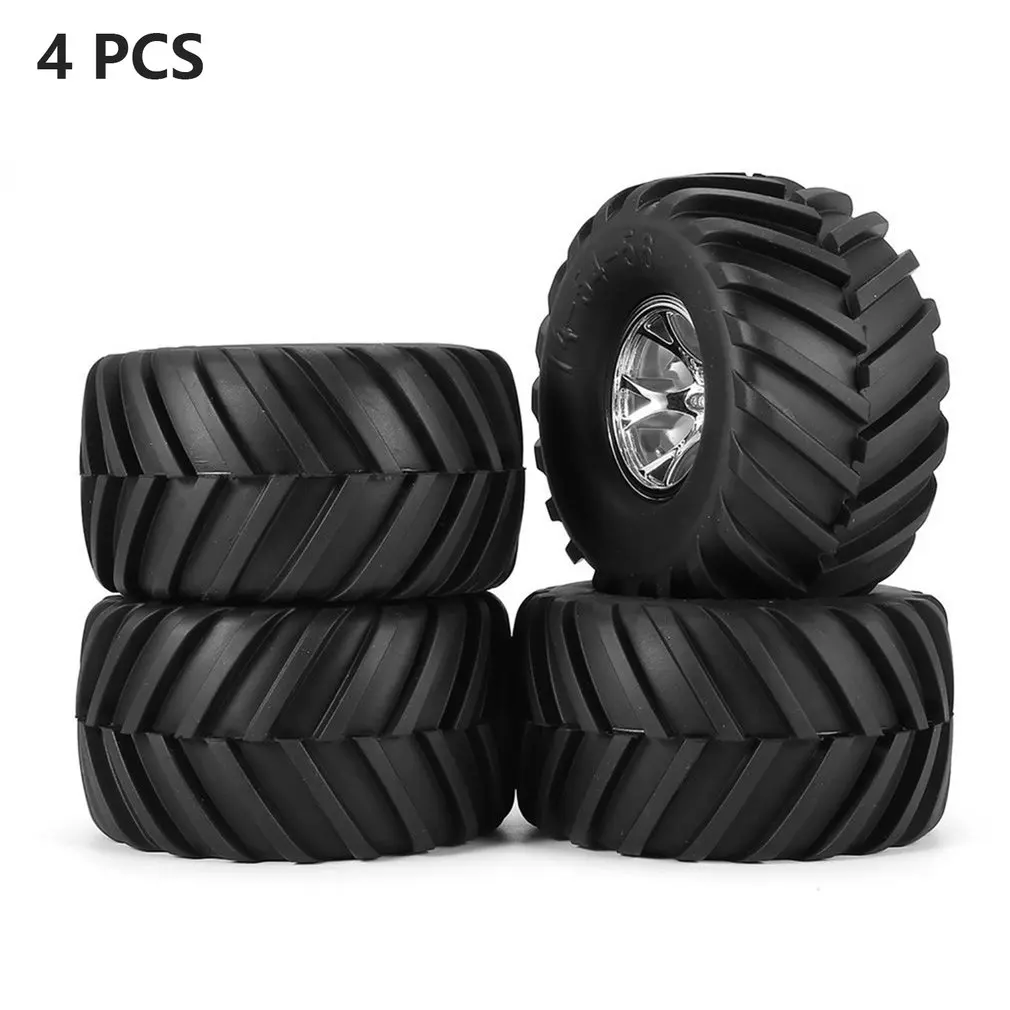 

4 шт. 130 мм резиновая Магнитная ступица обода для HSP HPI 1/10 RC Big Feet Model Beadlock без склеивания, запасные части