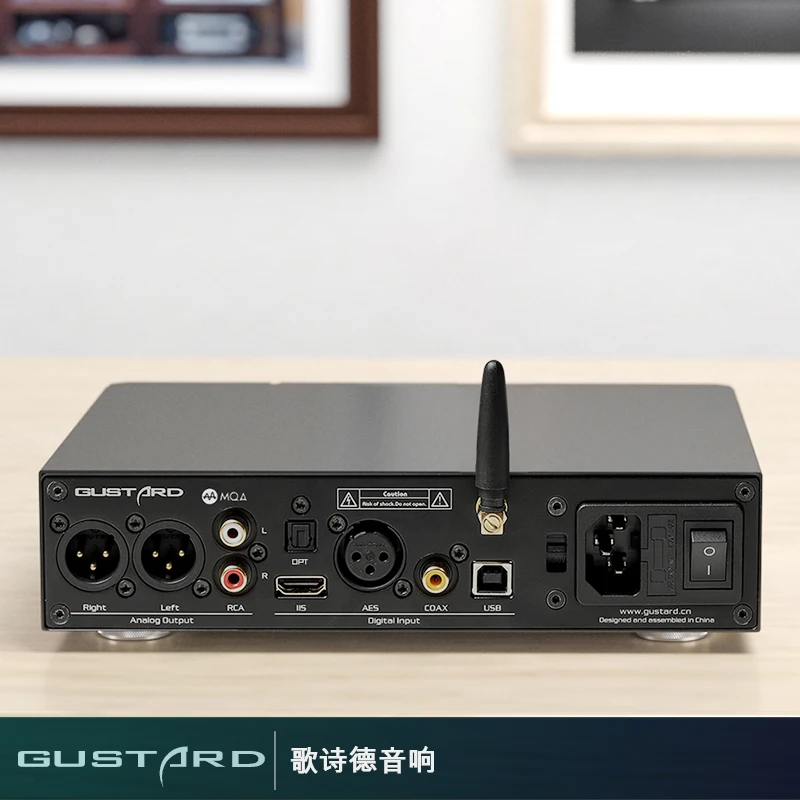 

GUSTARD DAC-A18 USB DAC native balanced decoder AK4499 Bluetooth 5.0 CSR8675 LDAC MQA full decoding DSD512