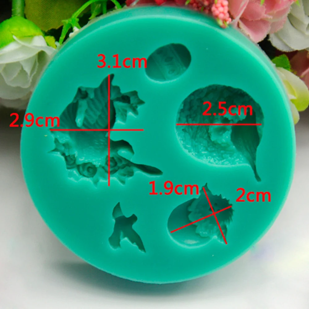 Силиконовая форма для шоколада в виде птичьего гнезда и яйца |