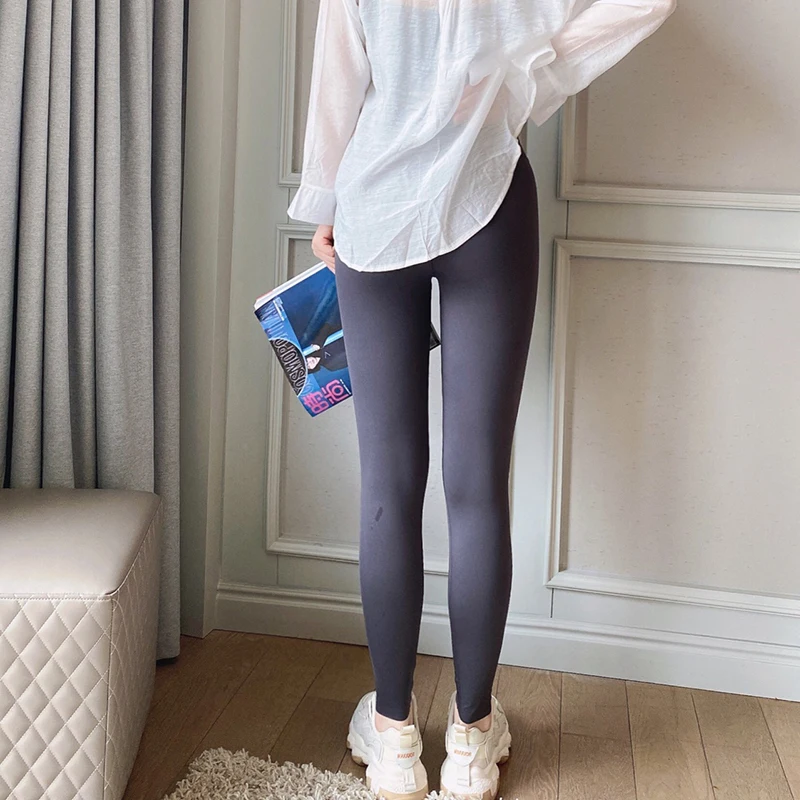 

KSXDSIUeggings Women Black High Waist Push Up Leggings For Women Gym Fitness Workout Sports Casual Leggins Mujer