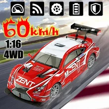 1:16 58 км/ч RC дрейф гоночный автомобиль 4WD 2,4 г высокая скорость GTR дистанционное управление Макс 30 м расстояние управления электронные игрушки хобби