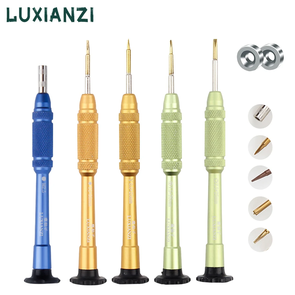 

Набор многофункциональных мини-отверток LUXIANZI с прецизионными отвертками для ремонта Samsung Huawei мобильный телефон