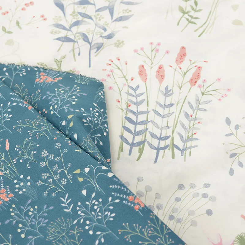 250x50 см цветок ветка саржа хлопок Ткань Сделай Сам детская одежда ткань сделать