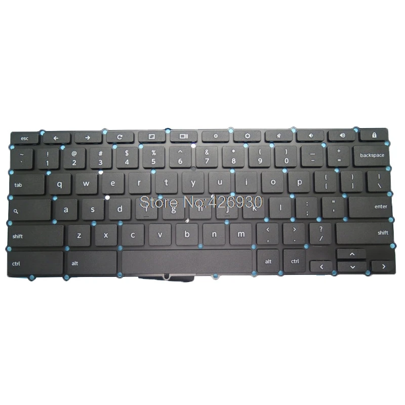 Клавиатура для ноутбука eduGear Chromebook CMT 11 6 английская черная без рамки
