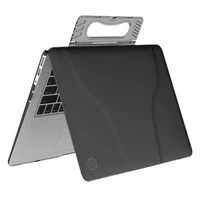 matte hard case for macbook air 13 pro 15 with touch bar cover a2159 a1708 a1990 a1466 a1932 handle stand heat dissipation case