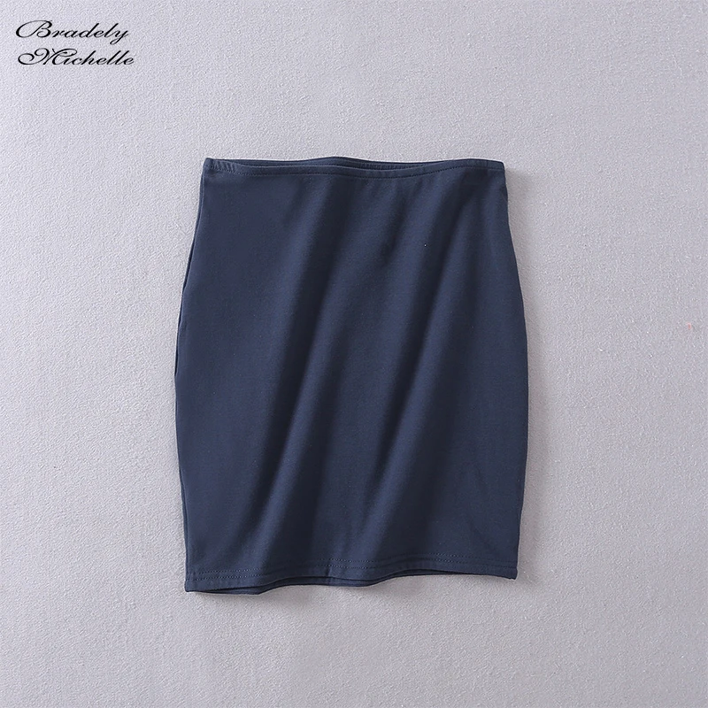 Fashion Women Summer Tight Bodycon Pleated Pencil Skirt Solid Sexy Elastic High-Waist Mini | Женская одежда