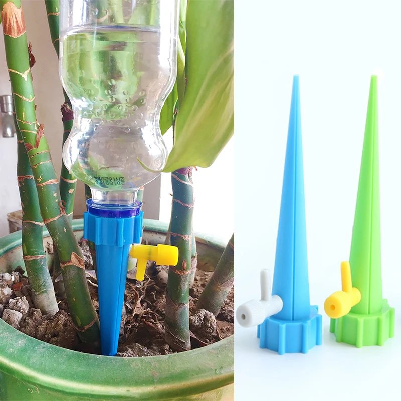 Automatic Plant Water device Seepage Organ Drop Dawdler Valve Adjust Self Watering drip Irrigation tools | Дом и сад