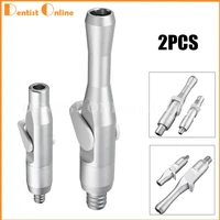2pcsset aluminum dental saliva ejector suction valves universal strong weak sehve tip adaptor autoclavable dental equipment