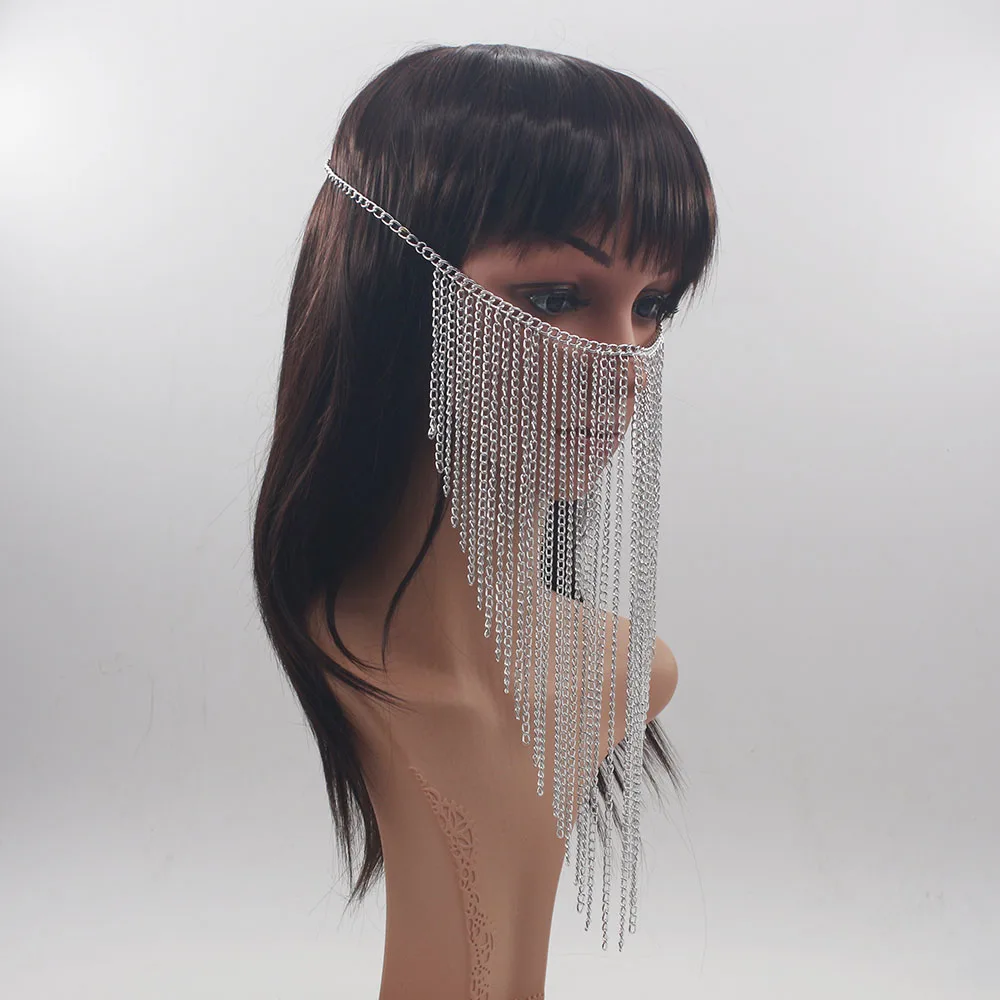 Женская многослойная цепочка с кисточками золотистая или Серебристая в новом