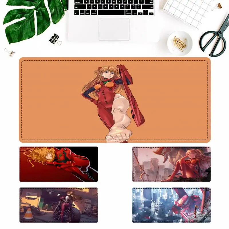 Модный коврик для мыши Asuka Langley Soryu игровой клавиатуры Настольный игровые