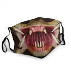 Predator Alien открытые челюсти маска против дымки пыле Регулируемый Маска для лица Защитная крышка унисекс респиратор Рот-муфельная печь