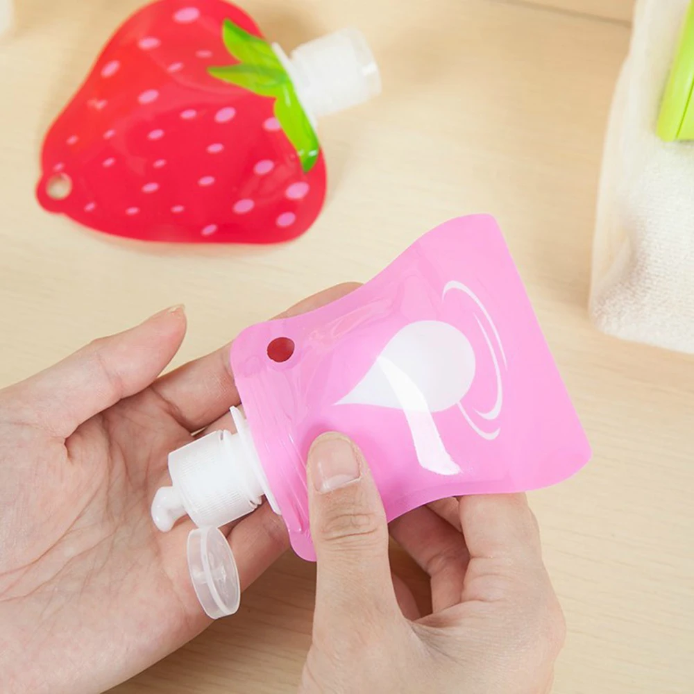 

1 Pcs Mini Cute Fruit Portable Polymer Empty Shampoo Bottle For Traveler Cosmetic Cream Travel Accessories 6 Styles Dropshiping