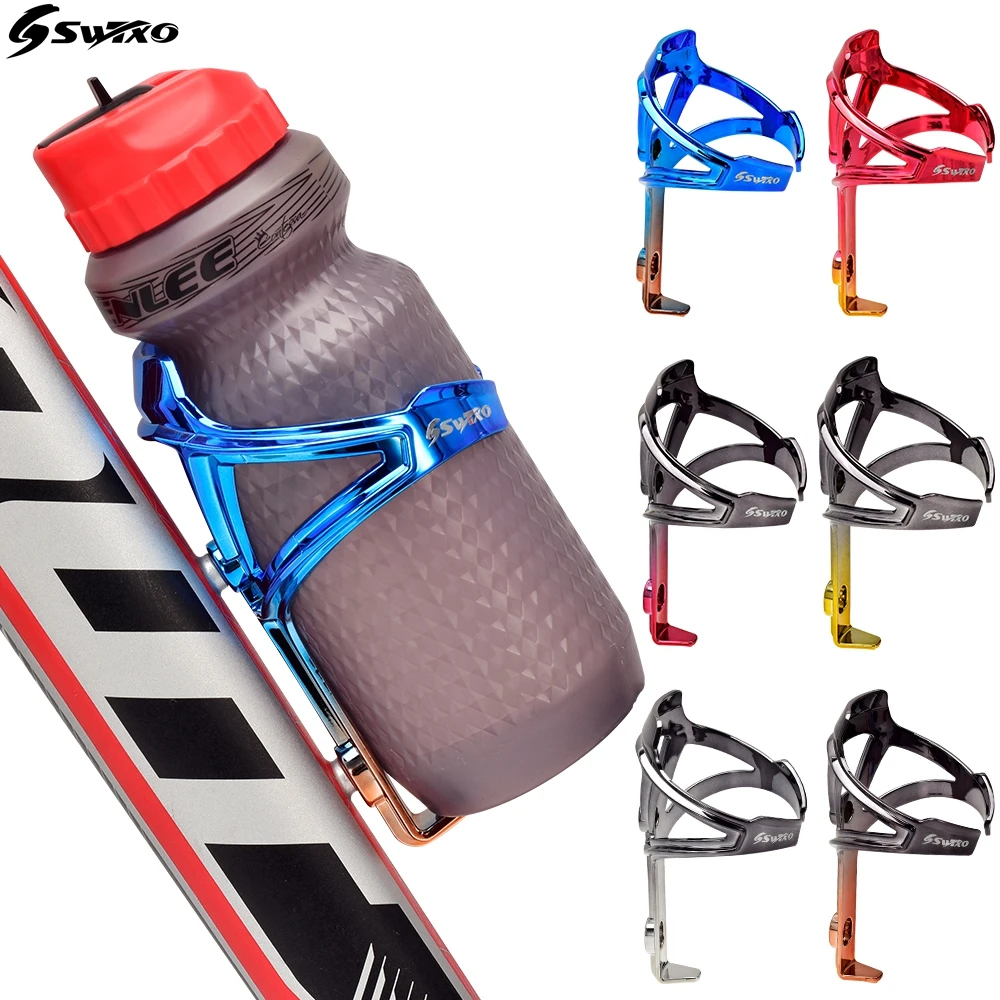 

Bike Water Bottle Cage with Screws Gradient Color MTB Bicycle Water Bottle Holder for Mountain Road Bikes Drink Cage Rack